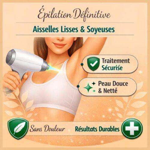 Épilation laser aisselles | Définitif et sans douleur