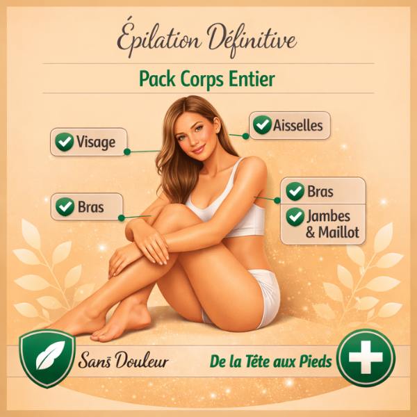 Épilation laser corps entier | Peau lisse garantie