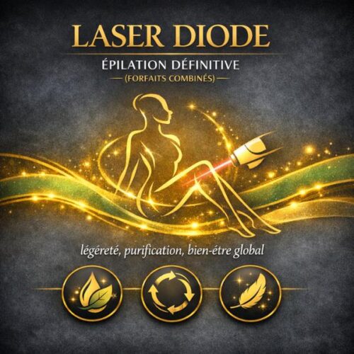 Épilation definitive lazer diode LASER DIODE – ÉPILATION DÉFINITIVE (FORFAITS COMBINÉS)