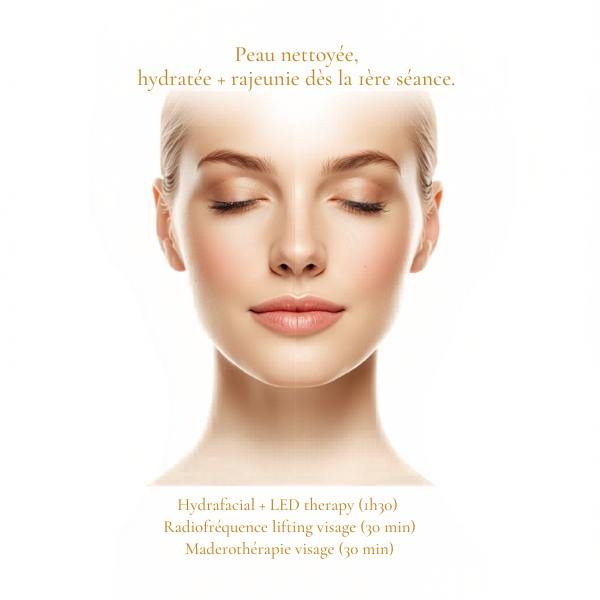 Peau nettoyée SOINS VISAGE